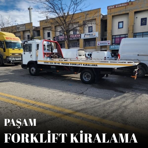 Ankara Öveçler forklift kiralama firması yük taşıma operasyonu